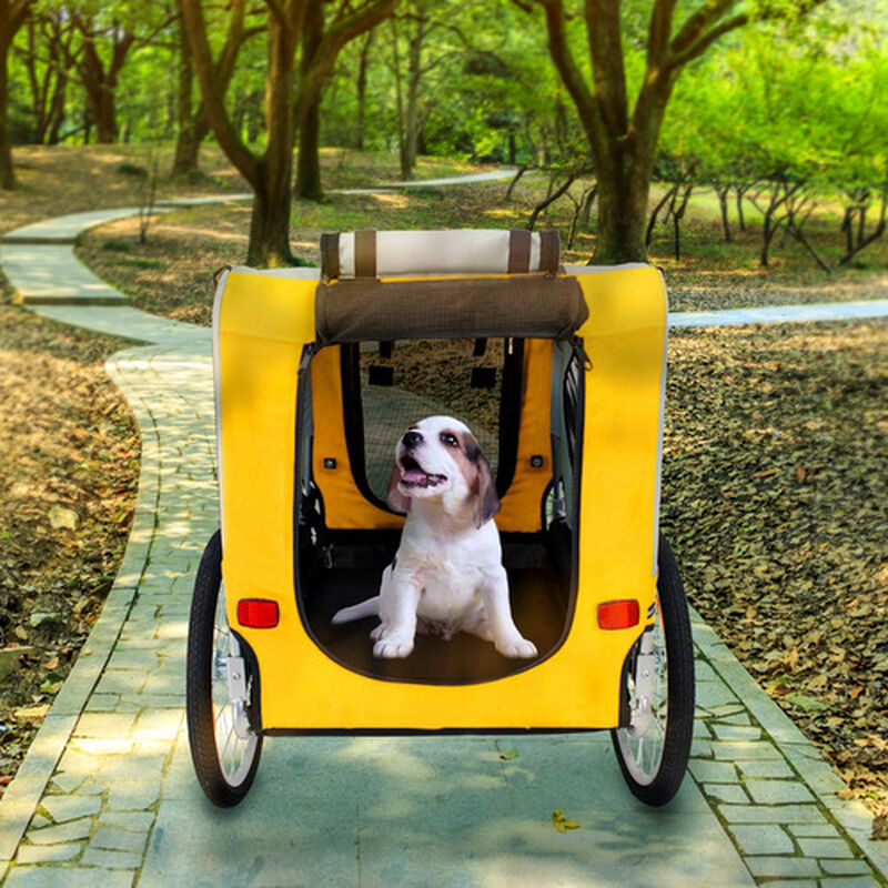 Remolque Carreola Para Bici Mascota Perro Media... image number null