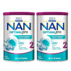 F&oacute;rmula Infantil Nan Optimal Pro Etapa 2, 1.2kg 2pz