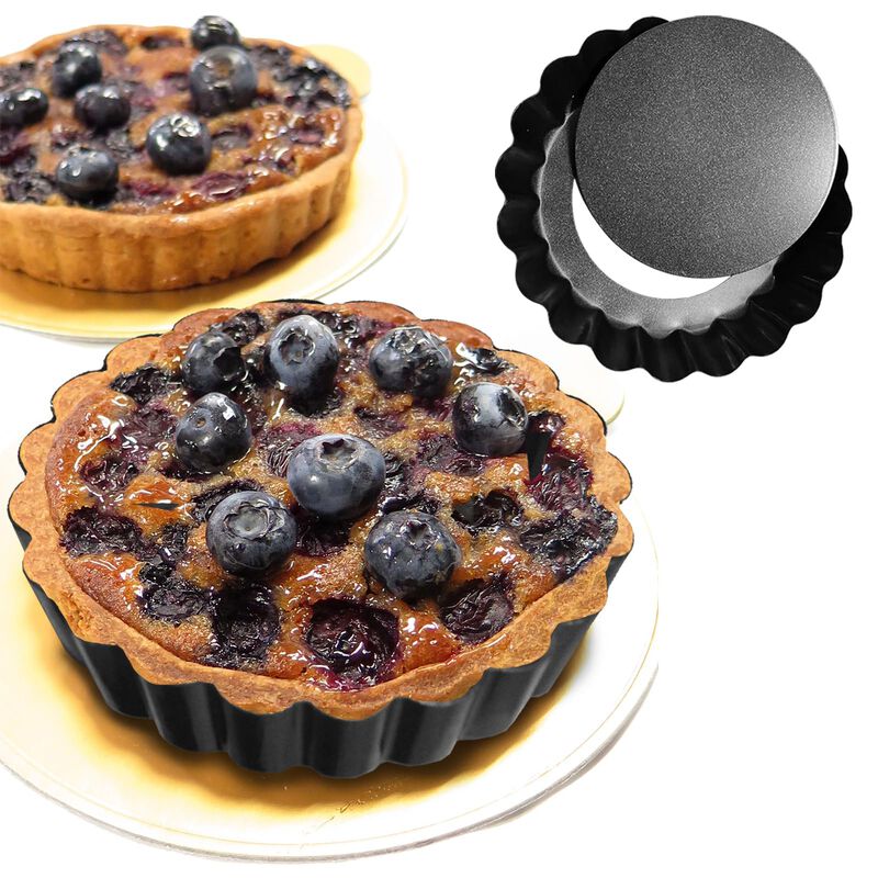 Moldes Redondos Para Tartas Cfguk 10 cm, Juego ... image number null