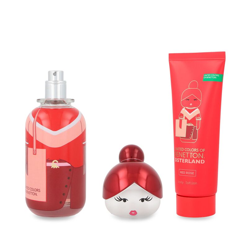 Set Benetton Sisterland Red Rose 2Pzs 80Ml Edt ... image number null