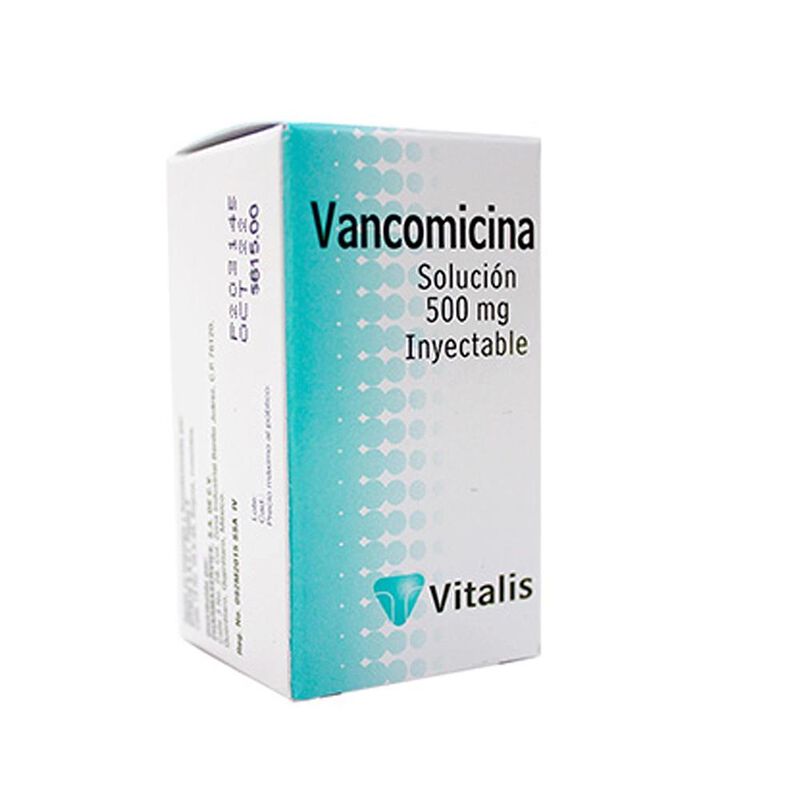 Vancomicina Iny 500 Mg 1 Ampolleta image number null