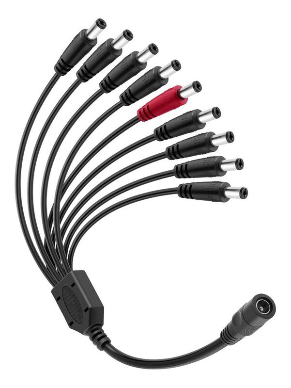 Cable De Alimentaci&oacute;n Para 8 C&aacute;maras Y 1 Dvr | ... image number null