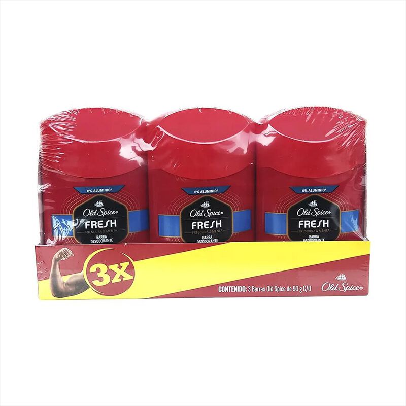 Pack Old Spice Fresh 3 Pzas - 150 Gramos image number null