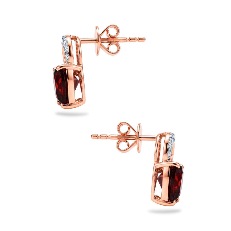 Aretes Coraz&oacute;n Y Luna Oro Rosa 10k Elegantes | ... image number null