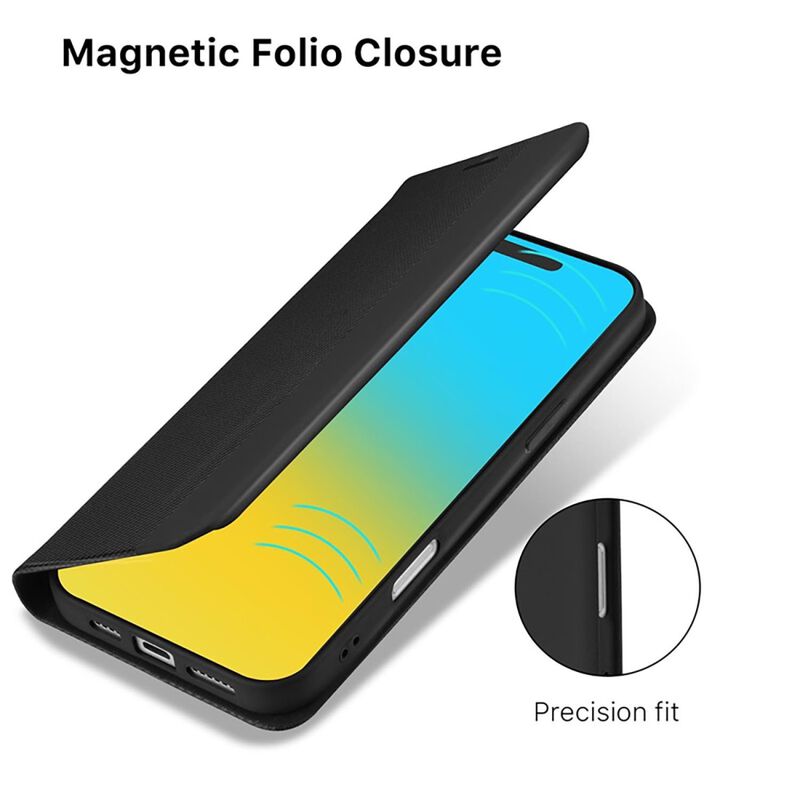 Funda Mybat Cartera Para Iphone 16 Pro Negra Wa... image number null