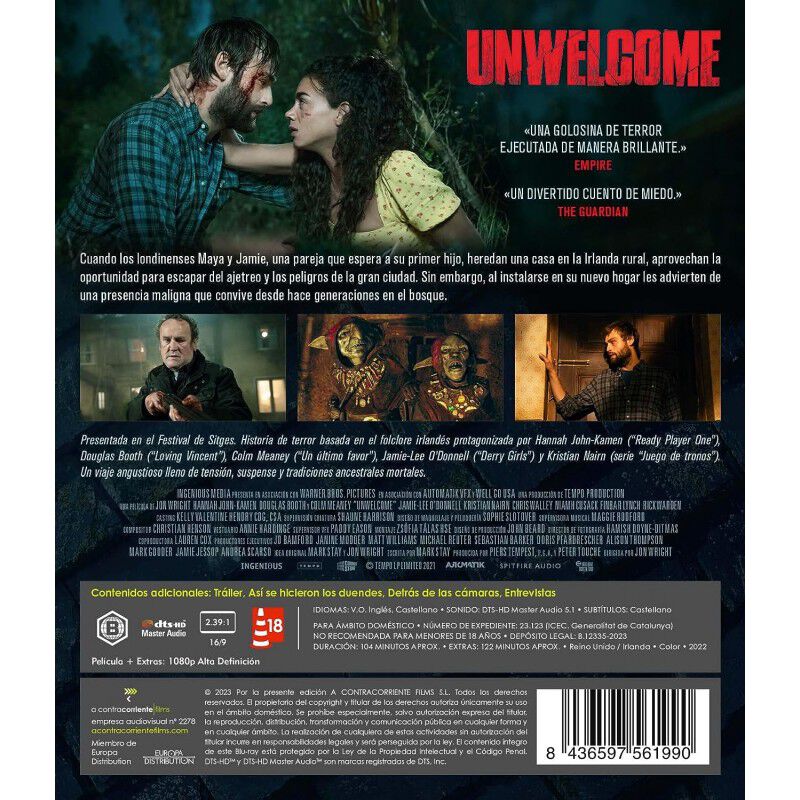 Unwelcome [Blu-ray] image number null