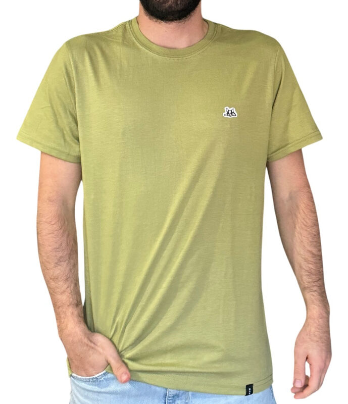 Playera de algod&oacute;n manga corta casual para homb... image number null