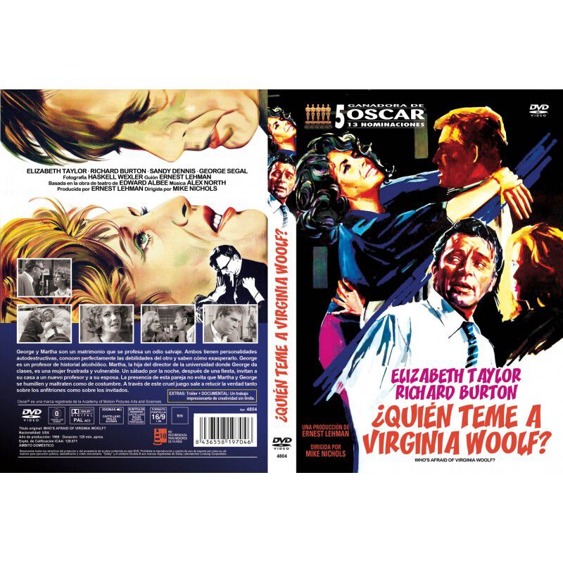 &iquest;qui&eacute;n Le Teme A Virginia Woolf? 1966 [dvd.] image number null