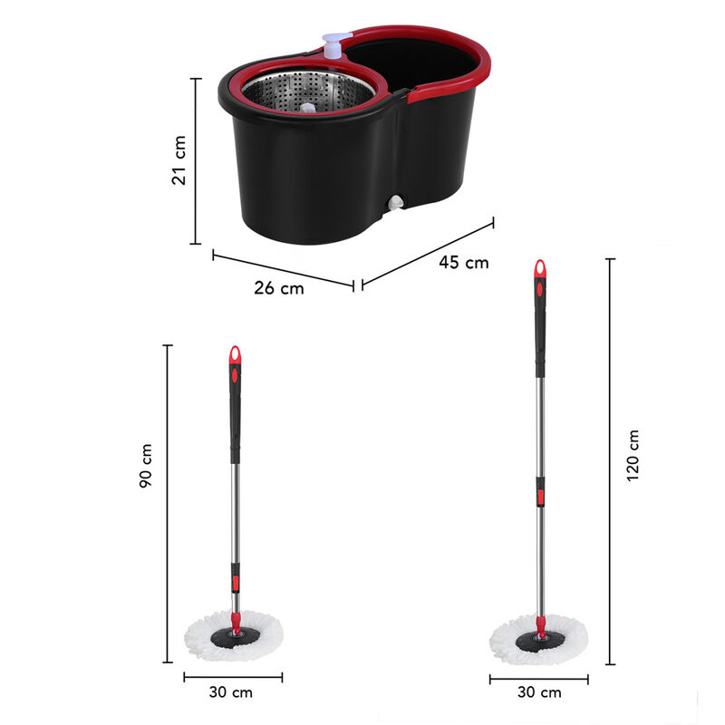 Trapeador Giratorio Spin Mop 360° Sistema De Li... image number null