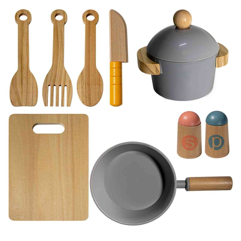 Cocinita Juguete Niña Madera Accesorios Luz Son... image number null