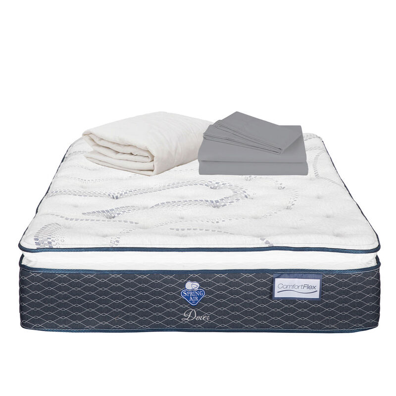 Colch&oacute;n Queen Size Dover + Protector Ultra + 1 ... image number null
