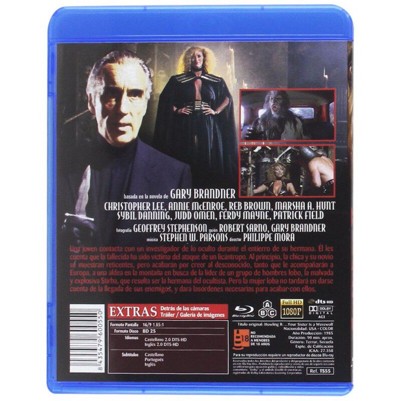 Aullidos 2: Stirba, La Mujer Lobo [blu-ray] (19... image number null