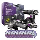 Taladro Atornillador + Miniesmeriladora A Bateria Axtech Kit