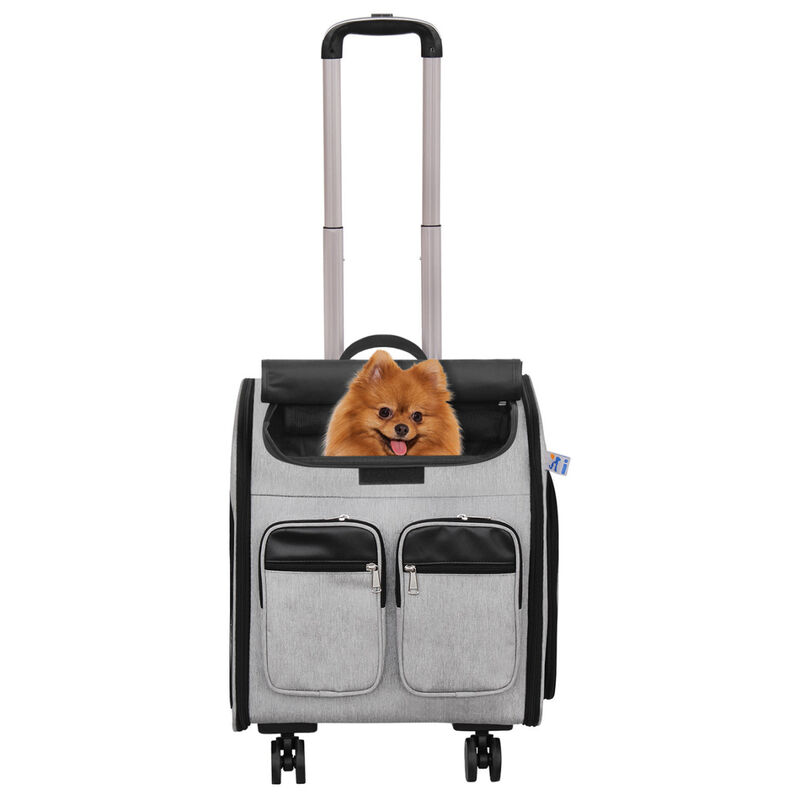 Mochila con Ruedas Transportadora para perro y ... image number null