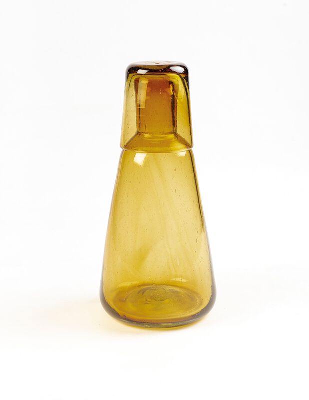 Jarra de Buró de Vidrio Soplado Ámbar Marea Baj... image number null