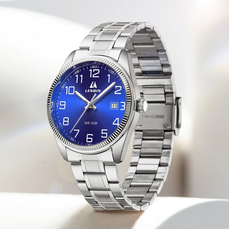 Reloj Ln Lenqin De Acero Inoxidable, Resistente... image number null
