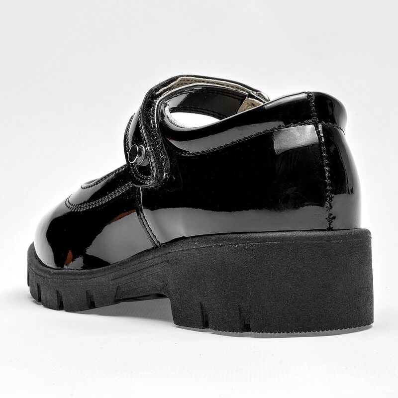 Queen Zapato para ni&ntilde;a. Negro charol image number null