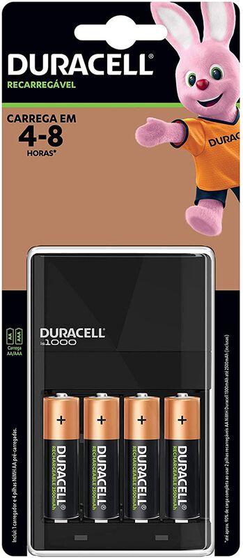 Cargador Duracell Con 8 Pilas Recargable Aa 1.2... image number null