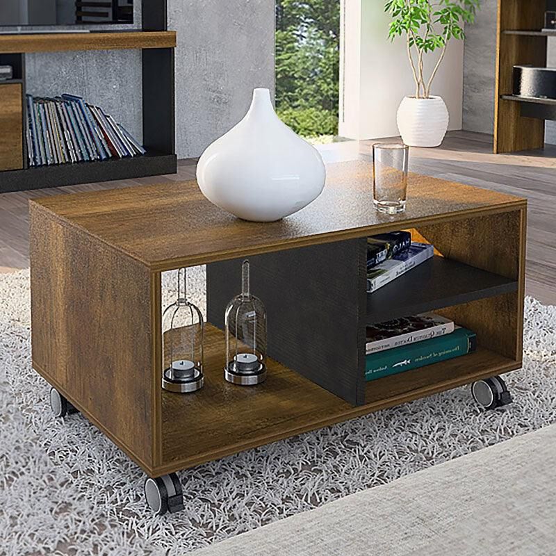 Mesa De Centro Clasic Cobre y Wengue image number null