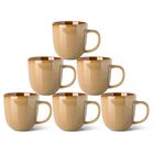 Juego De 6 Tazas De Caf&eacute; Leratio De 355 ml Hechas A Mano