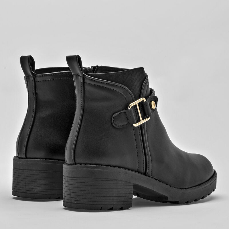 Mary Cecy Bot&iacute;n para mujer negro image number null