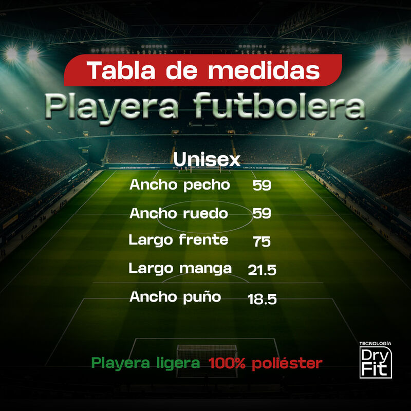 Playera M&eacute;xico Unitalla image number null