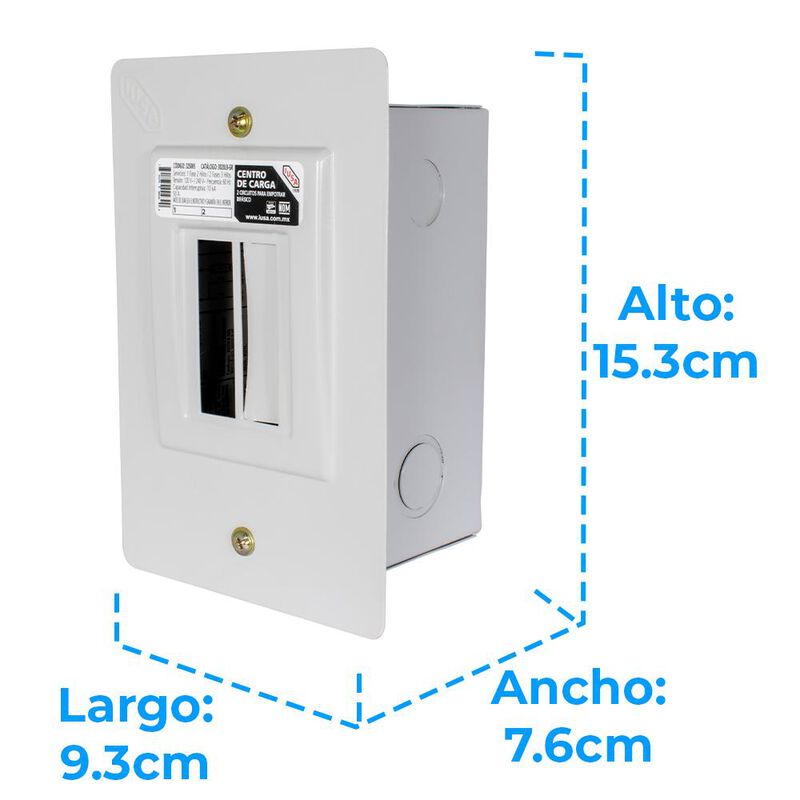Centro de Carga de Empotrable IUSA 2 polos image number null