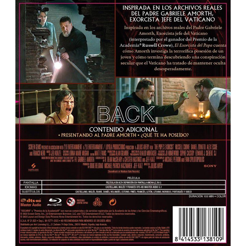 El Exorcista Del Papa (blu-ray) [blu-ray] image number null