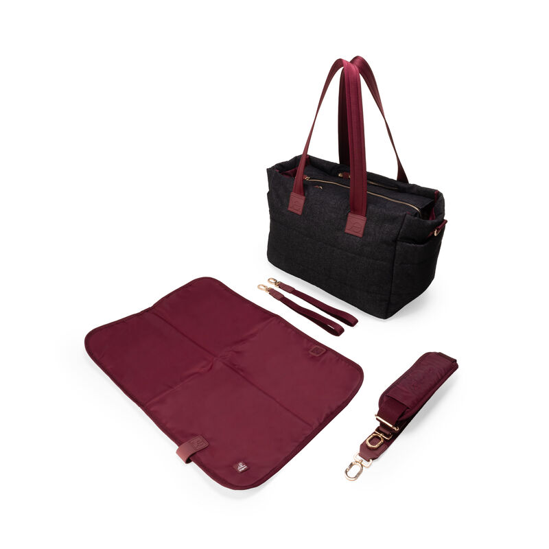 Pa&ntilde;alera Duffle Bag Mediana Con Rubber Color Ne... image number null