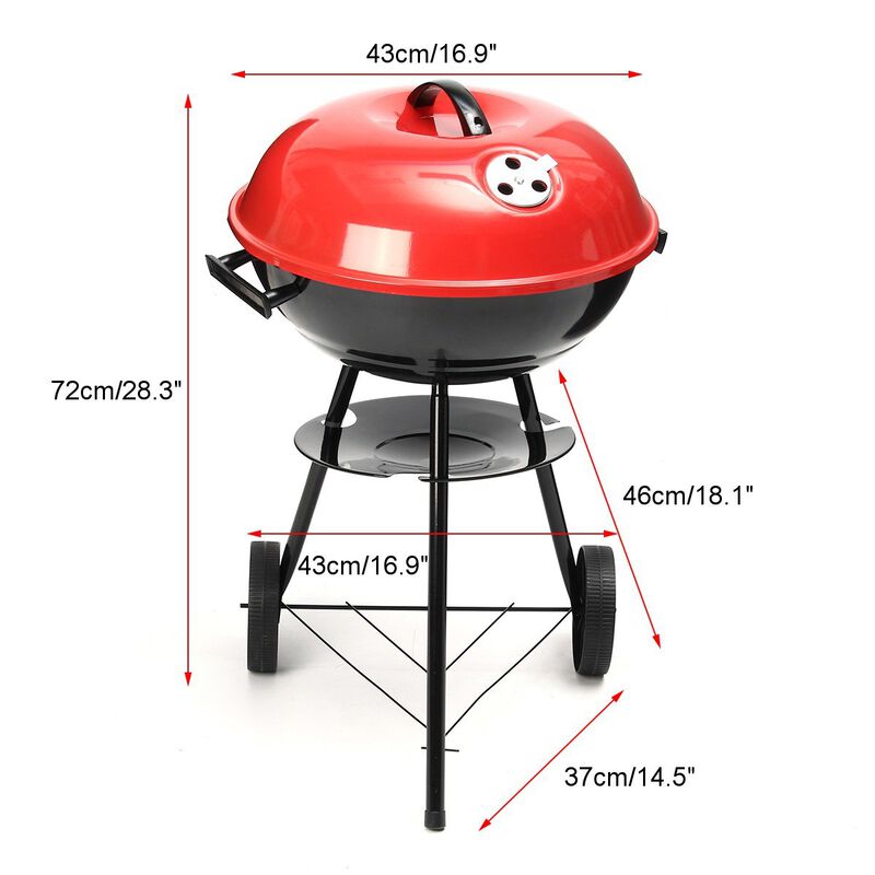 Asador Circular Con Ruedas image number null