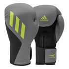 Guantes Para Entrenamiento De Box Color Gris/verde 14oz