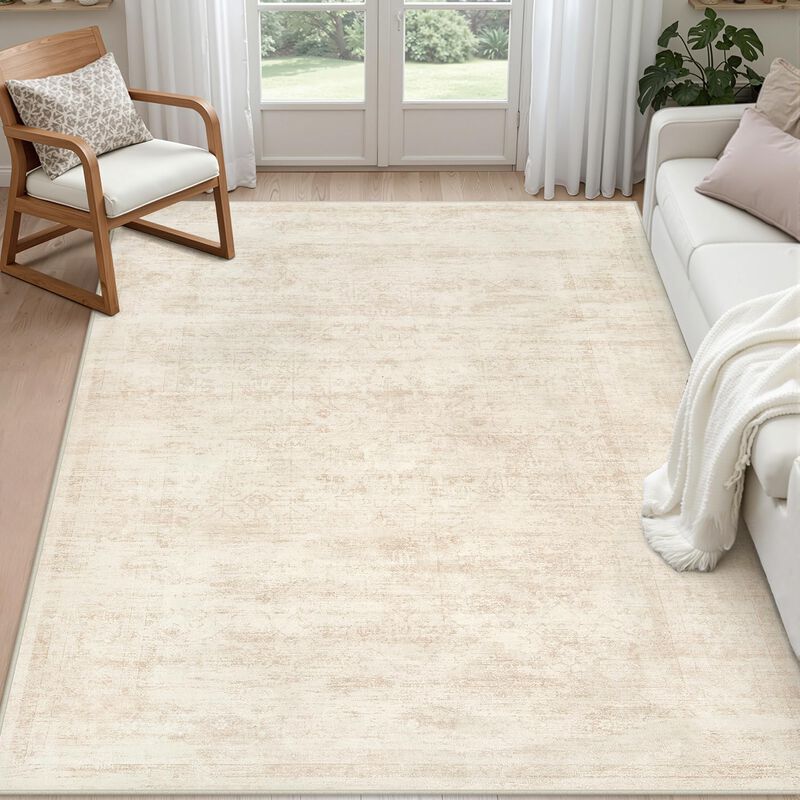 Alfombra Luxturiy 244 cm x 244 cm Beige Lavable... image number null
