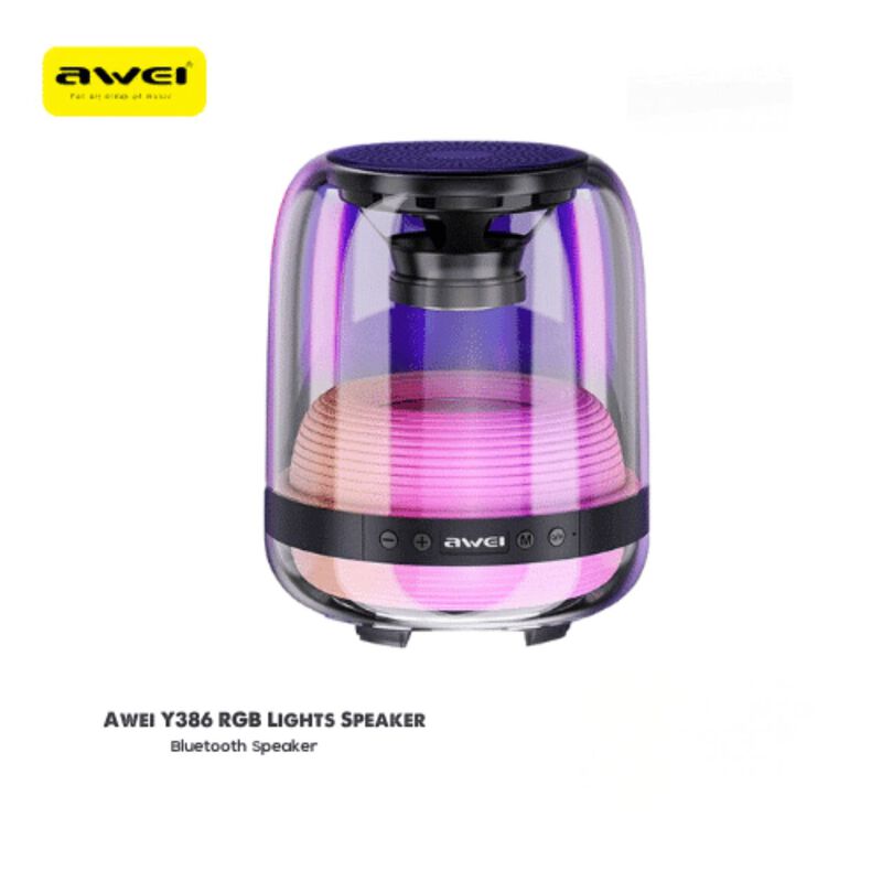 Awei Y386 Bocina Bluetooth Luces (colores) image number null