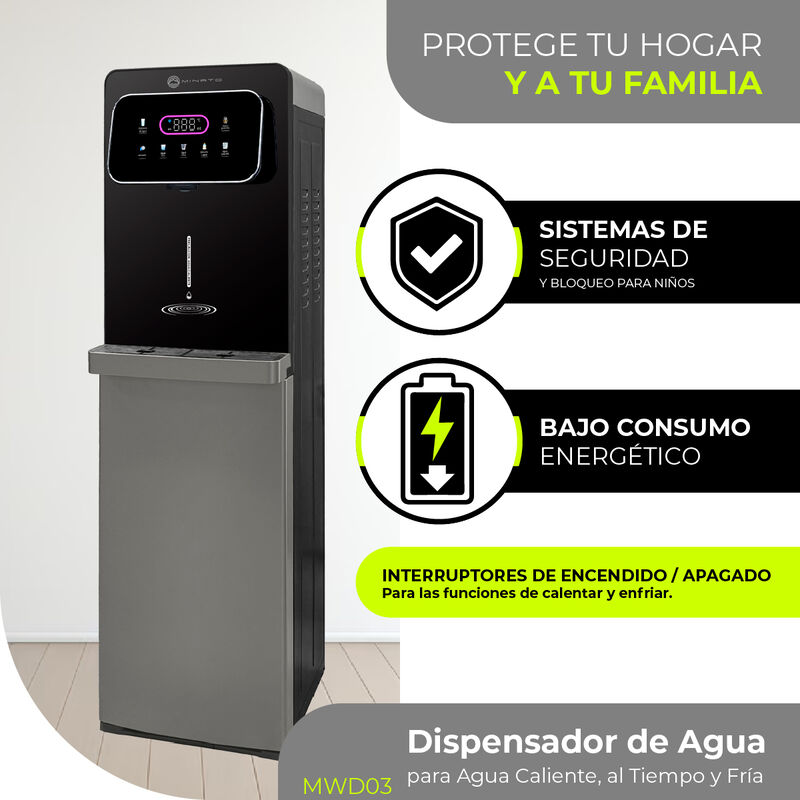 Minato Dispensador De Agua Fr&iacute;a, Tiempo Y Calie... image number null