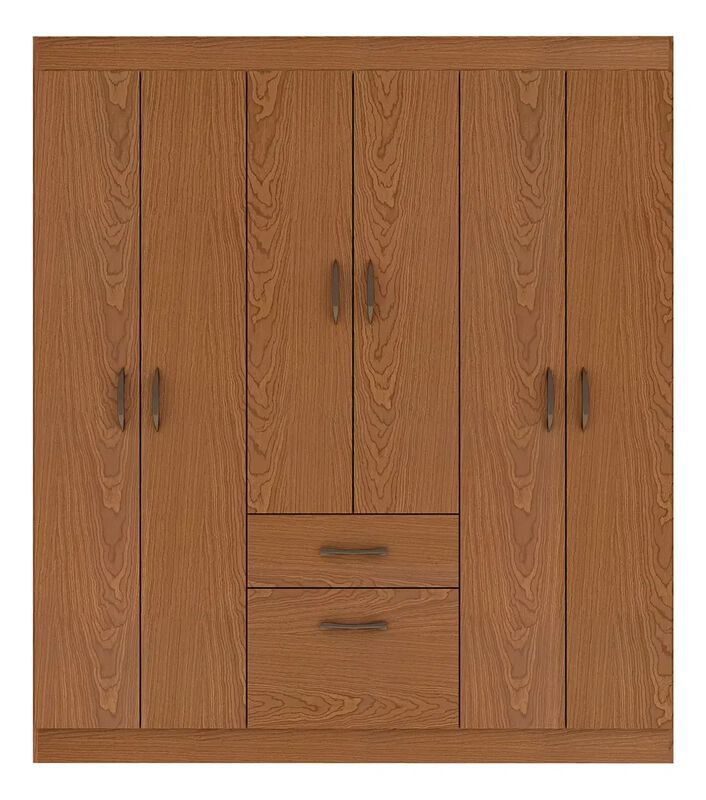 Ropero Skal 6 Puertas, 1 Gvt Color Canela image number null