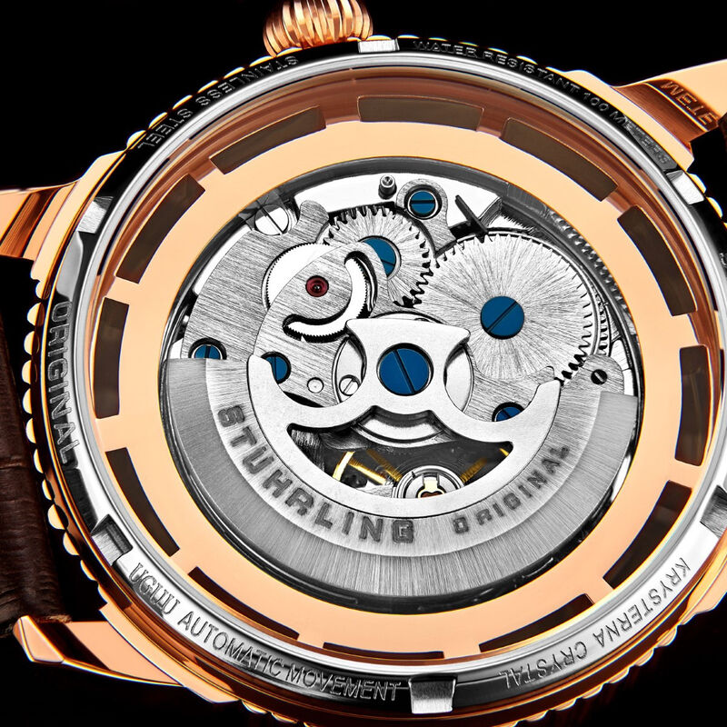 Reloj para hombre autom&aacute;tico skeleton 3933.442m... image number null