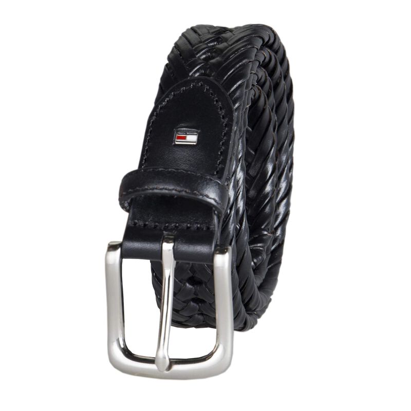 Cintur&oacute;n Trenzado Tommy Hilfiger Para Hombre Ne... image number null