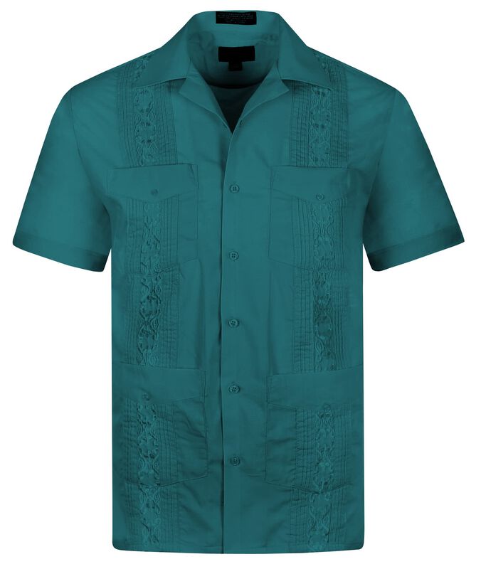 Camisa Omegatux Guayabera De Manga Corta Color ... image number null
