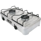 Estufa 2 Quemadores Aksi Acero Inoxidable de Mesa