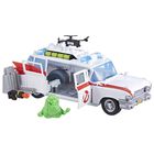 Veh&iacute;culo De Juguete Ghostbusters Track & Trap Ecto-1 Con Slimer 4+