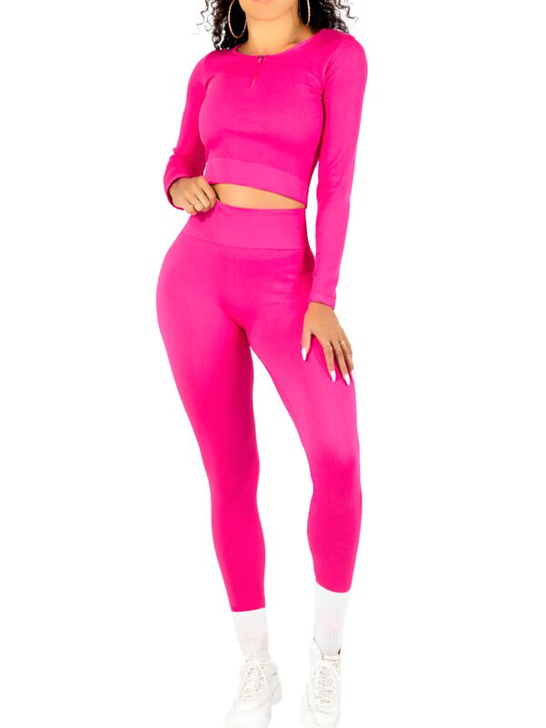 Set Deportivo Mujer Gym Yoga CONJ-075 Fucsia Ca... image number null