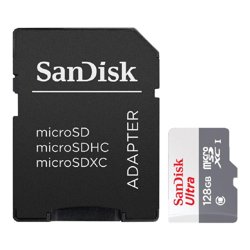 Memoria microSD XC de 128 GB, clase 10 SanDisk* image number null