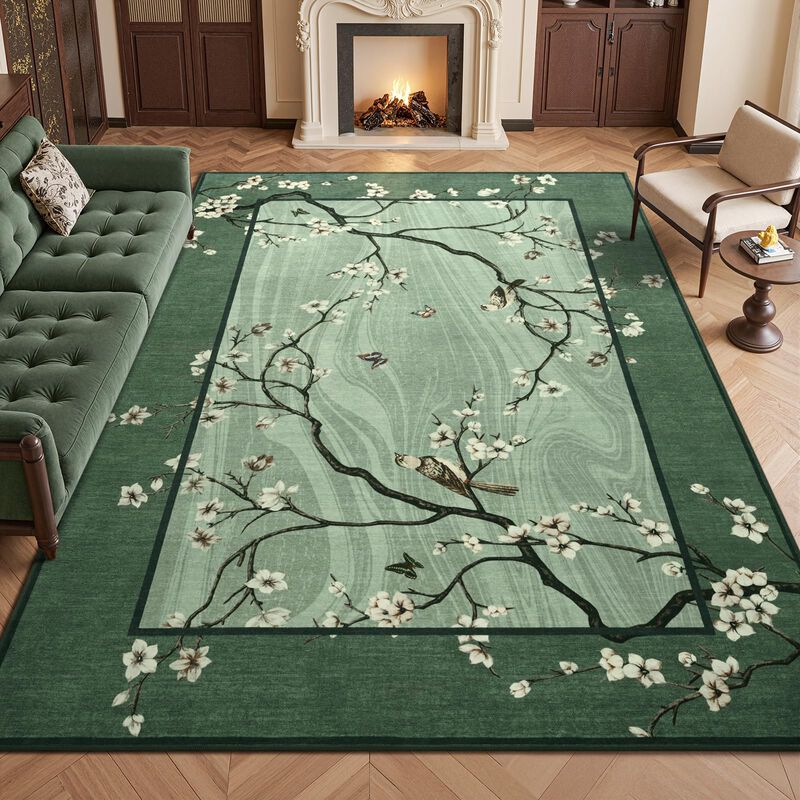Alfombra Opreine 183x274 cm Verde Con Estampado... image number null