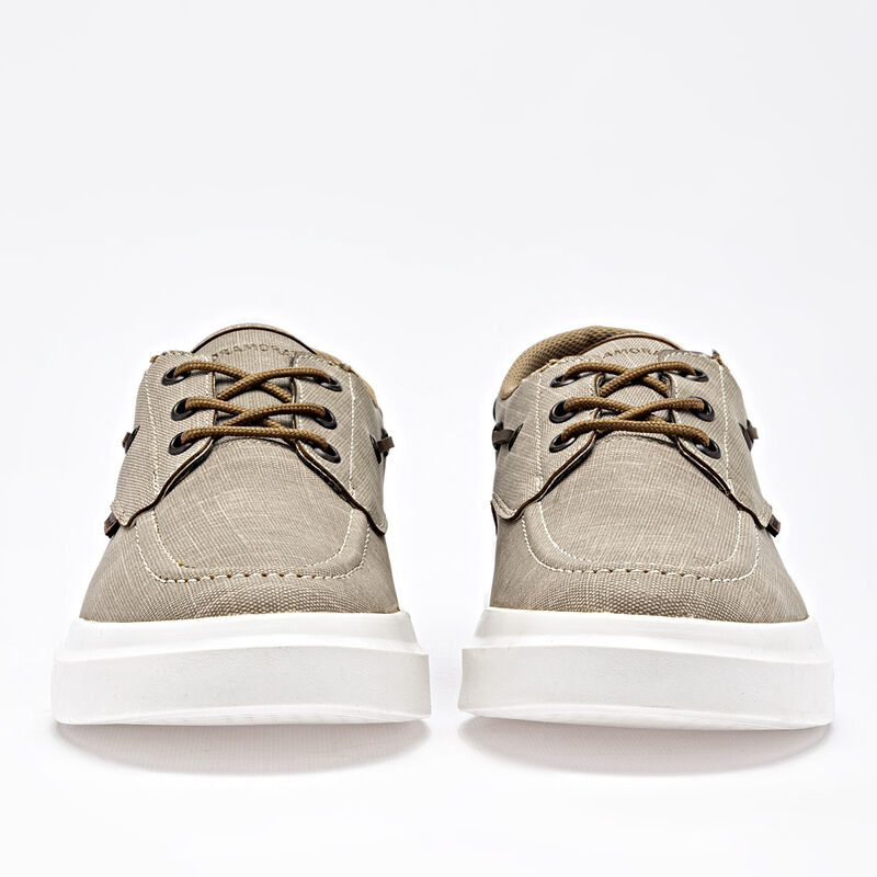 Moramora zapato casual para hombre beige caf&eacute; c... image number null