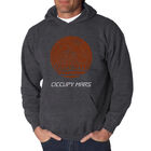 Sudadera Con Capucha Word Art Para Hombre - Occupy Mars - Gris