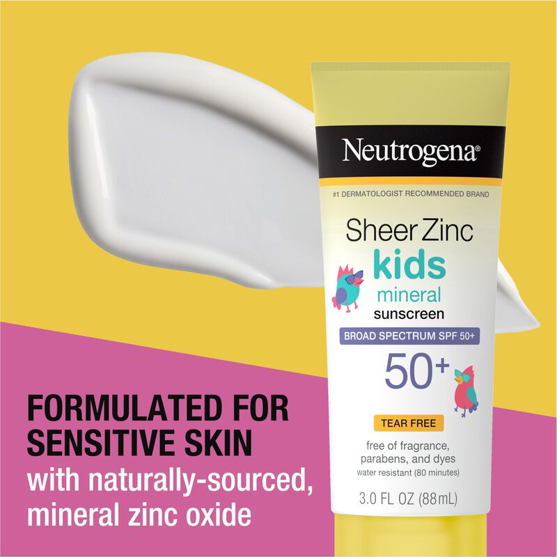 Crema Solar Neutrogena Kids Sheer Zinc Oxide Lo... image number null