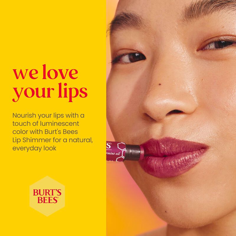 Lip Shimmer Burt's Bees Pink Collection, 3 Tubo... image number null