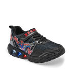 Space Boys Tenis urbano para ni&ntilde;o negro multicolor, con luces BAJA