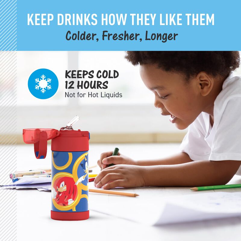 Botella De Agua Thermos Funtainer Sonic The Hed... image number null