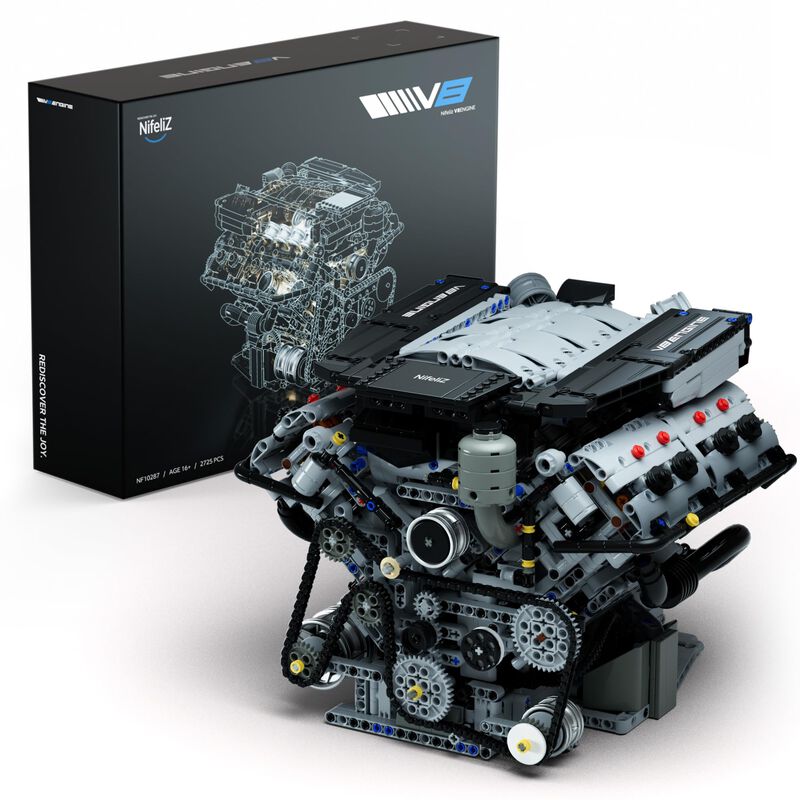 Set De Construcci&oacute;n Con Motor Nifeliz V8 Modelo... image number null